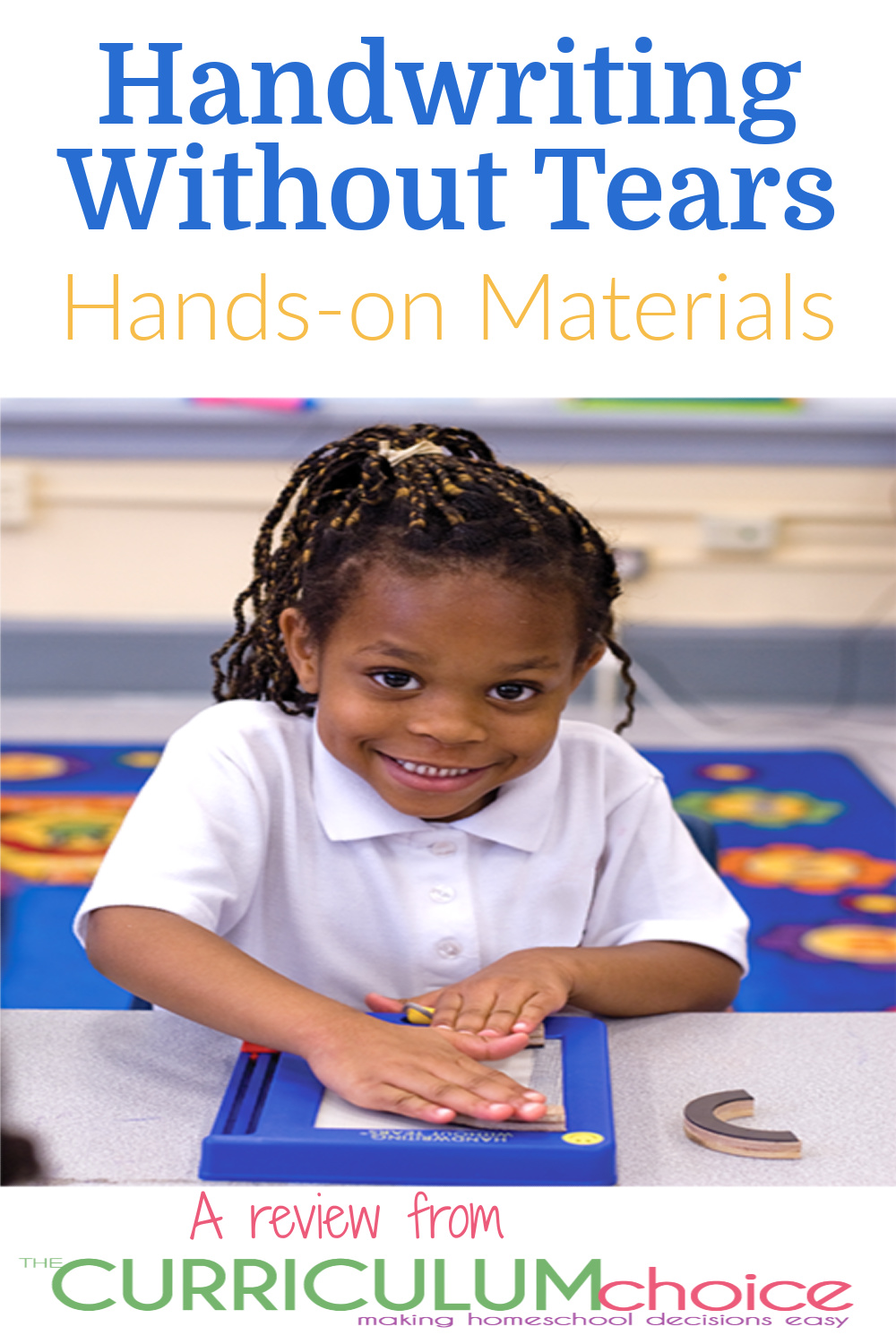 Handwriting Without Tears Hands-on Materials are great for tactile and visual learners to begin forming letters and numbers. A review from The Curriculum Choice