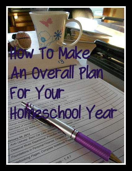 How to Make an Overall Plan