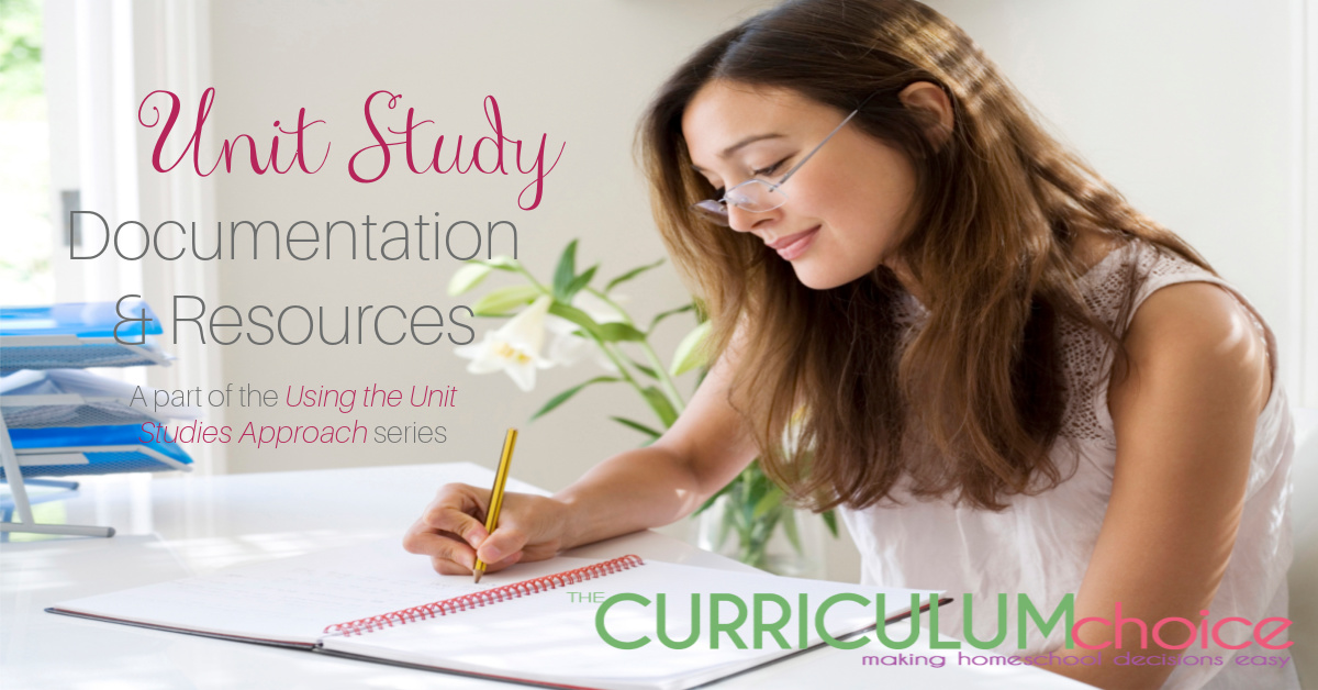 Unit Study Documentation & Resources offers ideas for record keeping as well as places to find good unit studies for your homeschool.