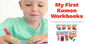 My First Kumon Workbooks for kids ages 2-6 come in a wide variety of topics such as tracing, mazes, upper/lower case letters, and more! A review from The Curriculum Choice