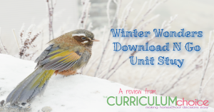 Winter Wonders Download N Go Unit Study explores questions like how do animals survive in the winter and where do they go? Simply download it and get started learning! A review from The Curriculum Choice