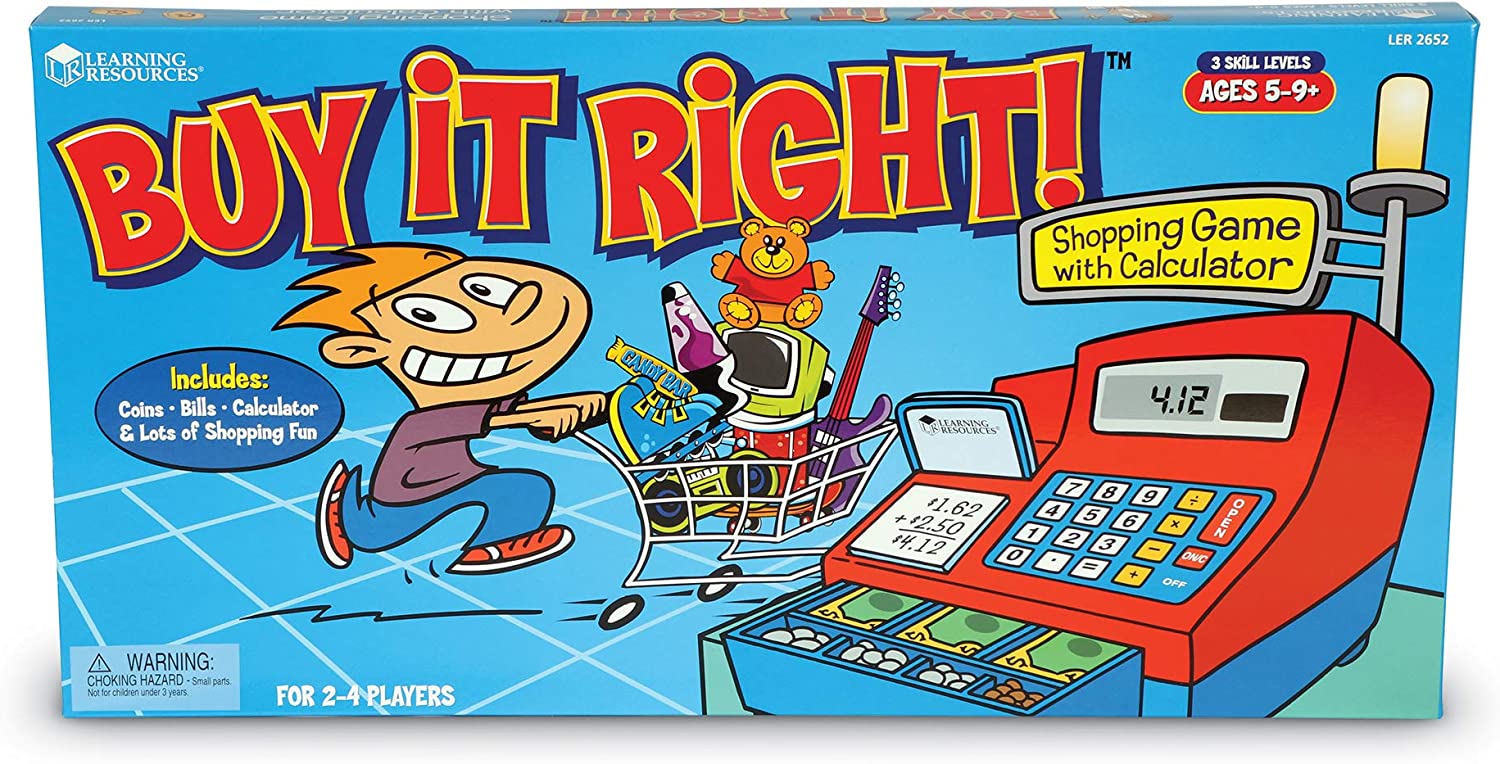 Buy It Right is a fun, elementary money skills games where kids can practice things like counting money, giving correct change, and more!