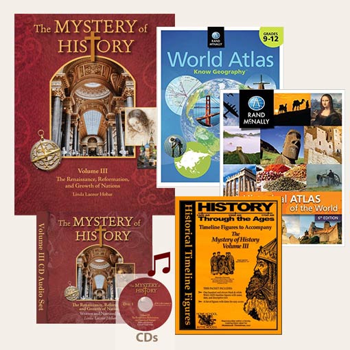 Mystery of History Volume 3 is a chronological, Christian world history spanning the Renaissance, Reformation, and Growth of Nations. A review from The Curriculum Choice.