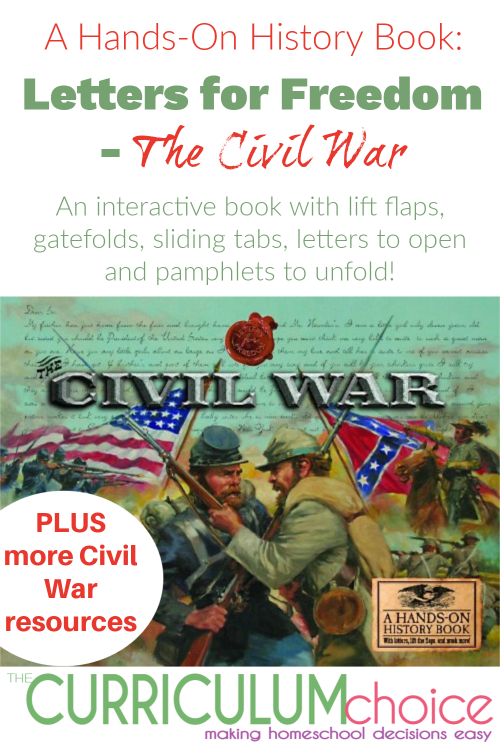 Letters for Freedom: Civil War is an interactive book with lift flaps, gatefolds, sliding tabs, letters to open and pamphlets to unfold!