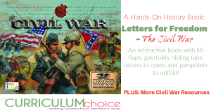 Letters for Freedom: Civil War is an interactive book with lift flaps, gatefolds, sliding tabs, letters to open and pamphlets to unfold!