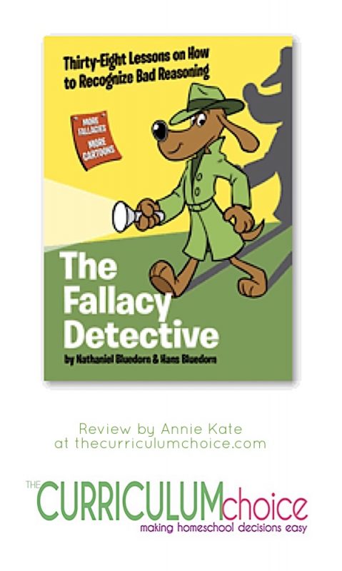 The children study logic every year from about age 11 and on. Some years it’s a great learning experience, and some years it’s fun. When we study The Fallacy Detective by Nathaniel Bluedorn and Hans Bluedorn, it’s both.