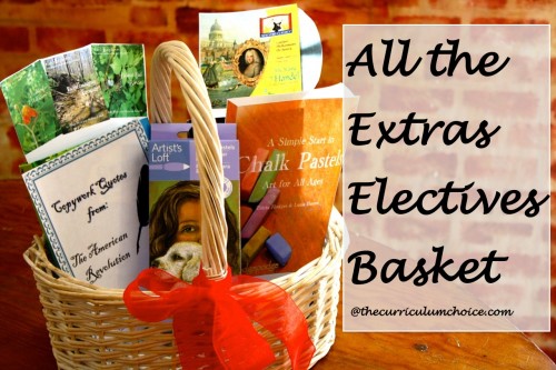 All the Extras - Electives Basket at www.thecurriculumchoice.com