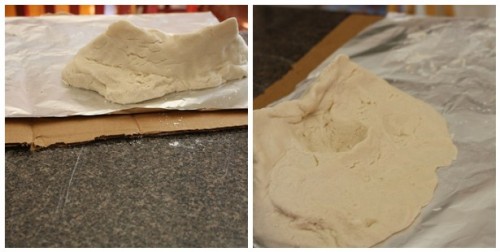 volcano salt dough