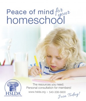 Free HSLDA Membership  for Parents of Preschoolers