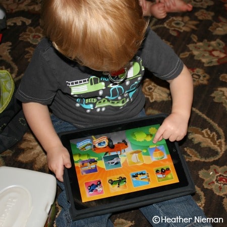 {Review} Trucks and Shadows Preschool Learning App | Curriculum Choice