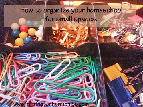 Organizing Your Homeschool in Small Spaces | The Curriculum Choice