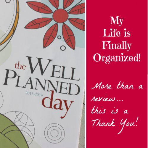 Well Planned Day Family and Homeschool Planner Review from Cindy West