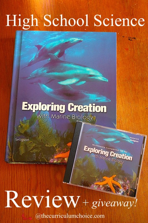 Apologia's Exploring Creation with Marine Biology - Homeschooling High School www.thecurriculumchoice.com