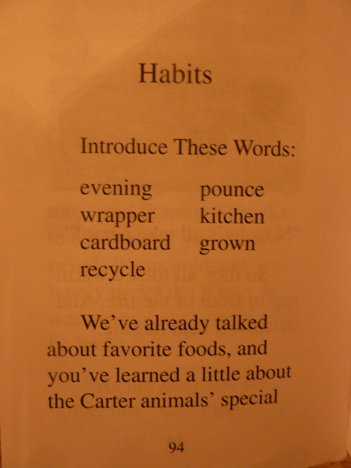 Each chapter introduces about 8 new words to learn.