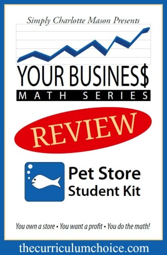 Your Business Math Series by Simply Charlotte Mason is a living math kit for ages 8–12! Students use their math knowledge to keep their store running and hopefully, profitable. A Review from The Curriculum Choice.
