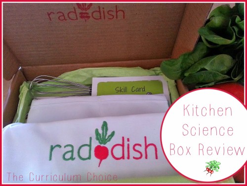 Raddish Kitchen Science Box Review | The curriculum Choice
