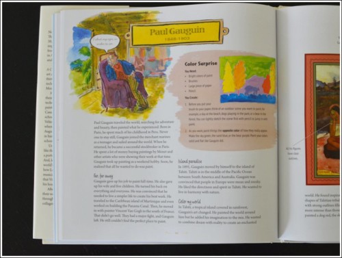 A review of the book A Child's Introduction to Art which includes projects to encourage your children to create art!