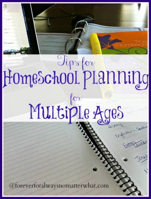 Tips for Homeschool Planning for Multiple Ages