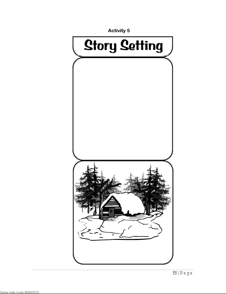 Little House lapbook templates