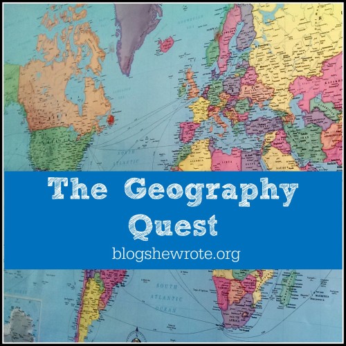Blog, She Wrote: The Geography Quest