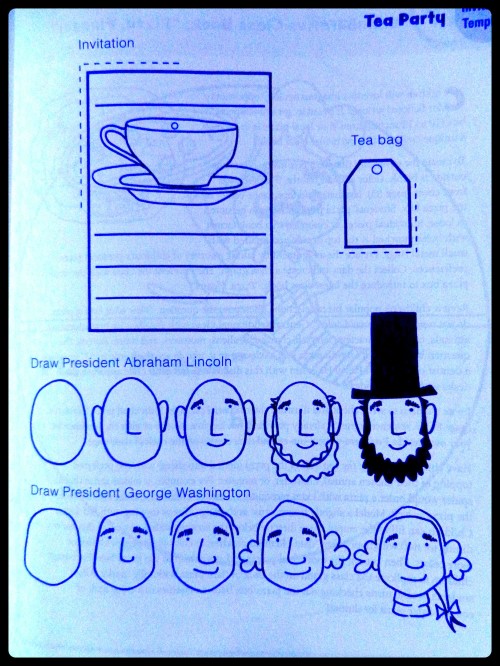 drawing faces page for Betsy's review