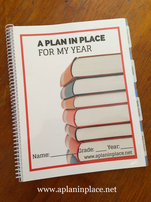 A Plan in Place Homeschool Planners