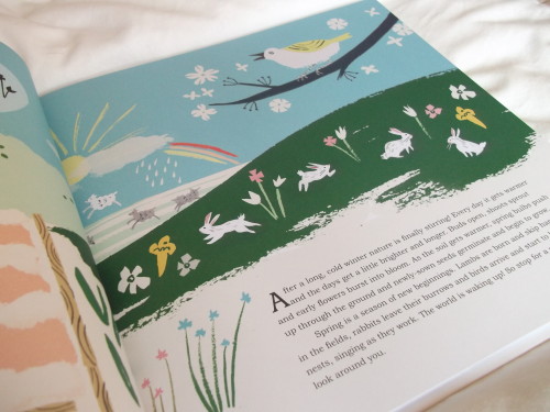 I have the cutest book to review for you today, another great addition to your bookshelf. Natures Day is written by Kay Maguire and illustrated by Danielle Kroll. The quality of this book is wonderful.