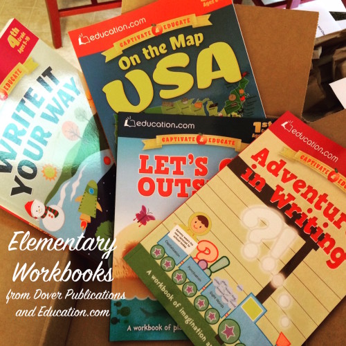 Dover Publications and Education.com Workbooks for Elementary Homeschool Students