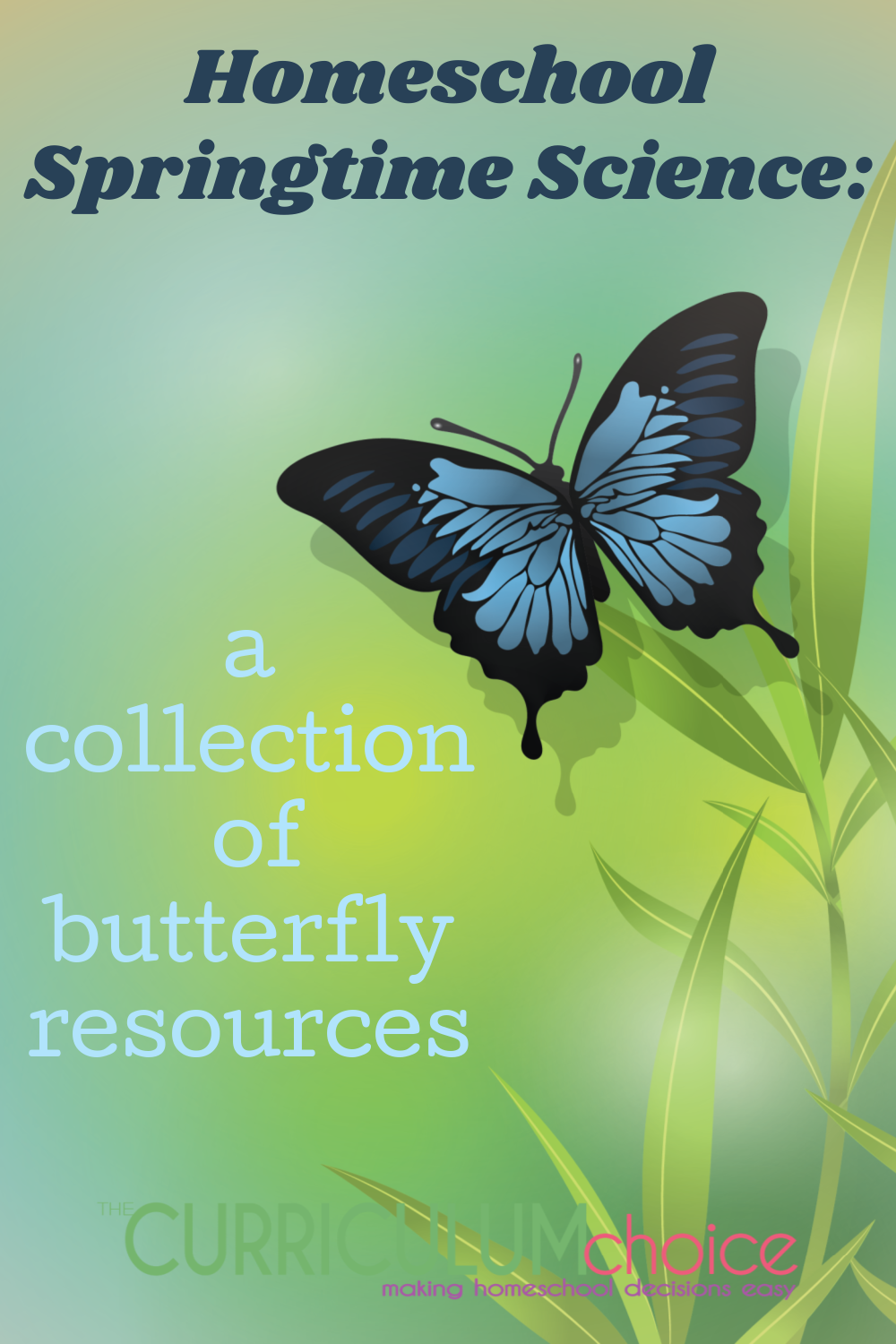 Homeschool Springtime Science: a collection of butterfly resources that are sure to delight and educate both you and your children! Books, printables, a butterfly kit, videos and more!
