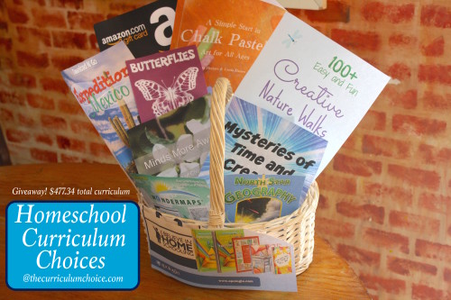 Homeschool Curriculum Choices Giveaway at The Curriculum Choice ($477 value!)