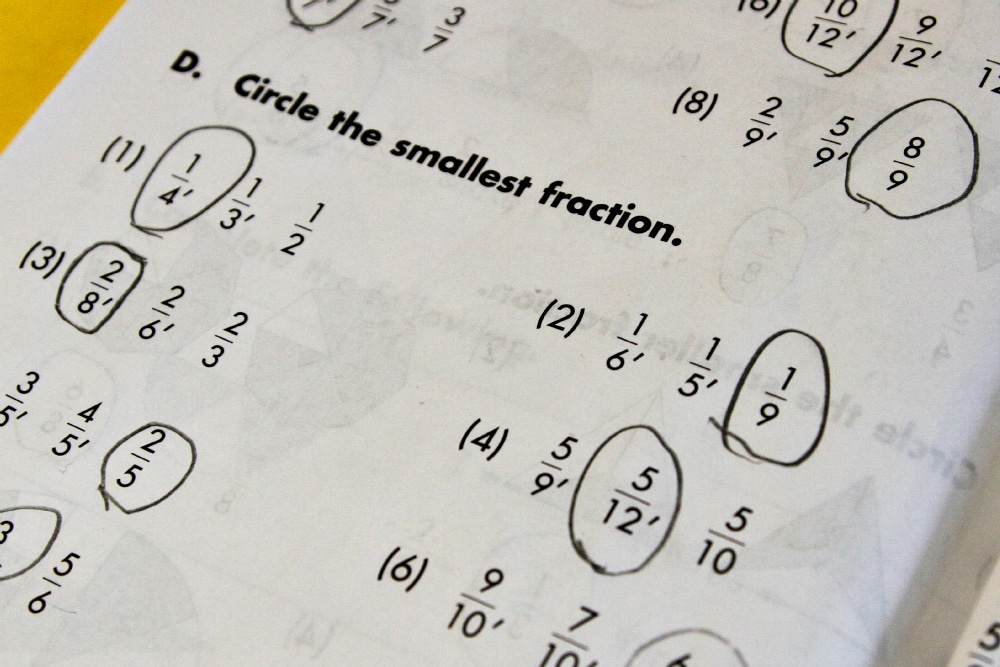 Singapore Primary Math Workbook