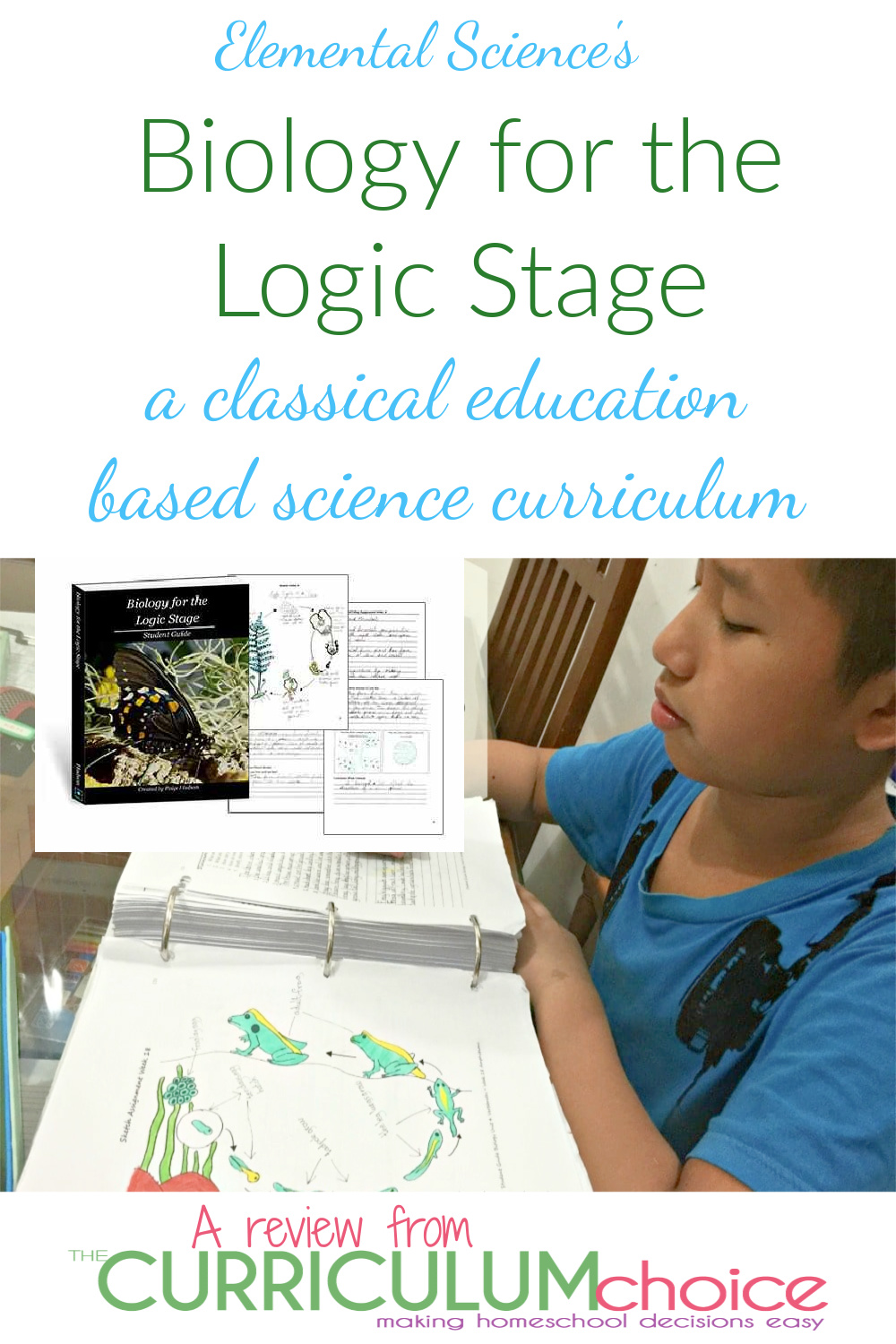 Elemental Science's Biology for The Logic Stage is a 36 week classical science curriculum covering the study of plants, animal life, and the human body. A review from The Curriculum Choice