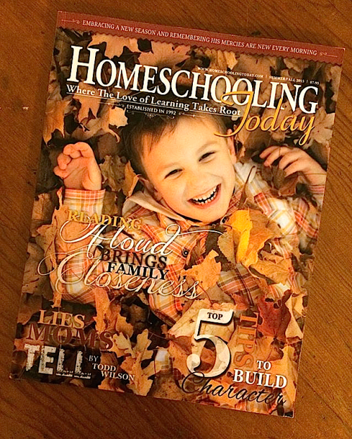 Homeschooling Today Magazine Subscription Giveaway at The Curriculum Choice