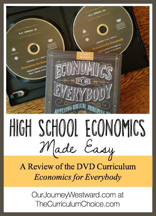 Economics for Everybody is a DVD-based high school course that can be used alone for 1/2 credit and with recommended resources for a full credit.