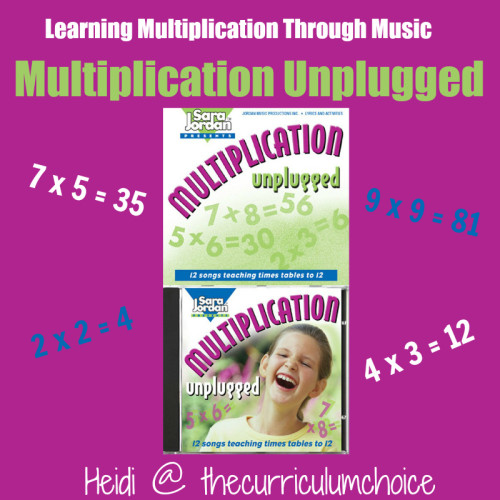 Learning Multiplication Through Music - A Multiplication Unplugged Review from The Curriculum Choice