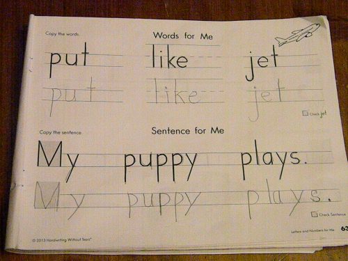 Handwriting Without Tears
