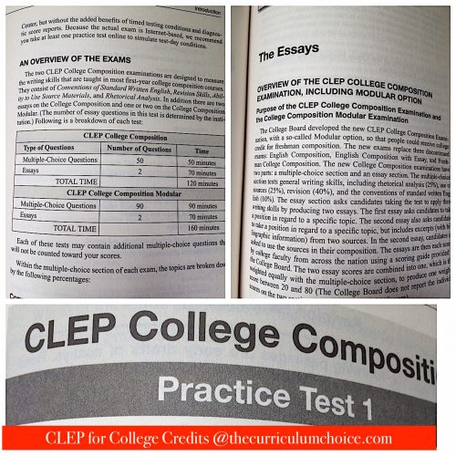 CLEP College Composition details