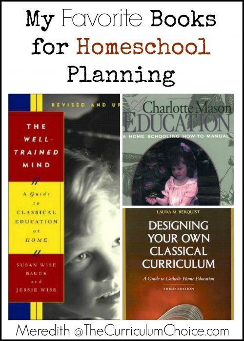 Favorite Homeschool Planning Books