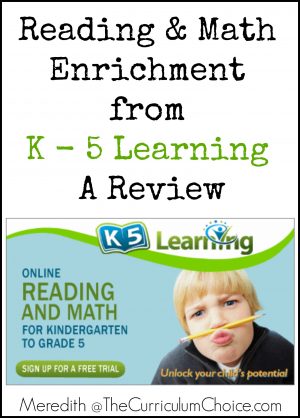 K - 5 Learning Review