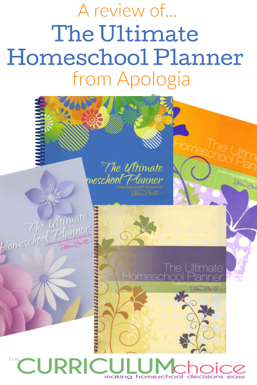 The Ultimate Homeschool Planner from Apologia supports you in homeschooling. It encourages you to count your blessings, encourage independence, and record your progress.