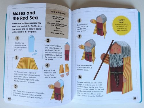 The Big Book of Bible Stories to Make - Stunning book for little ones reviewed on The Curriculum Choice