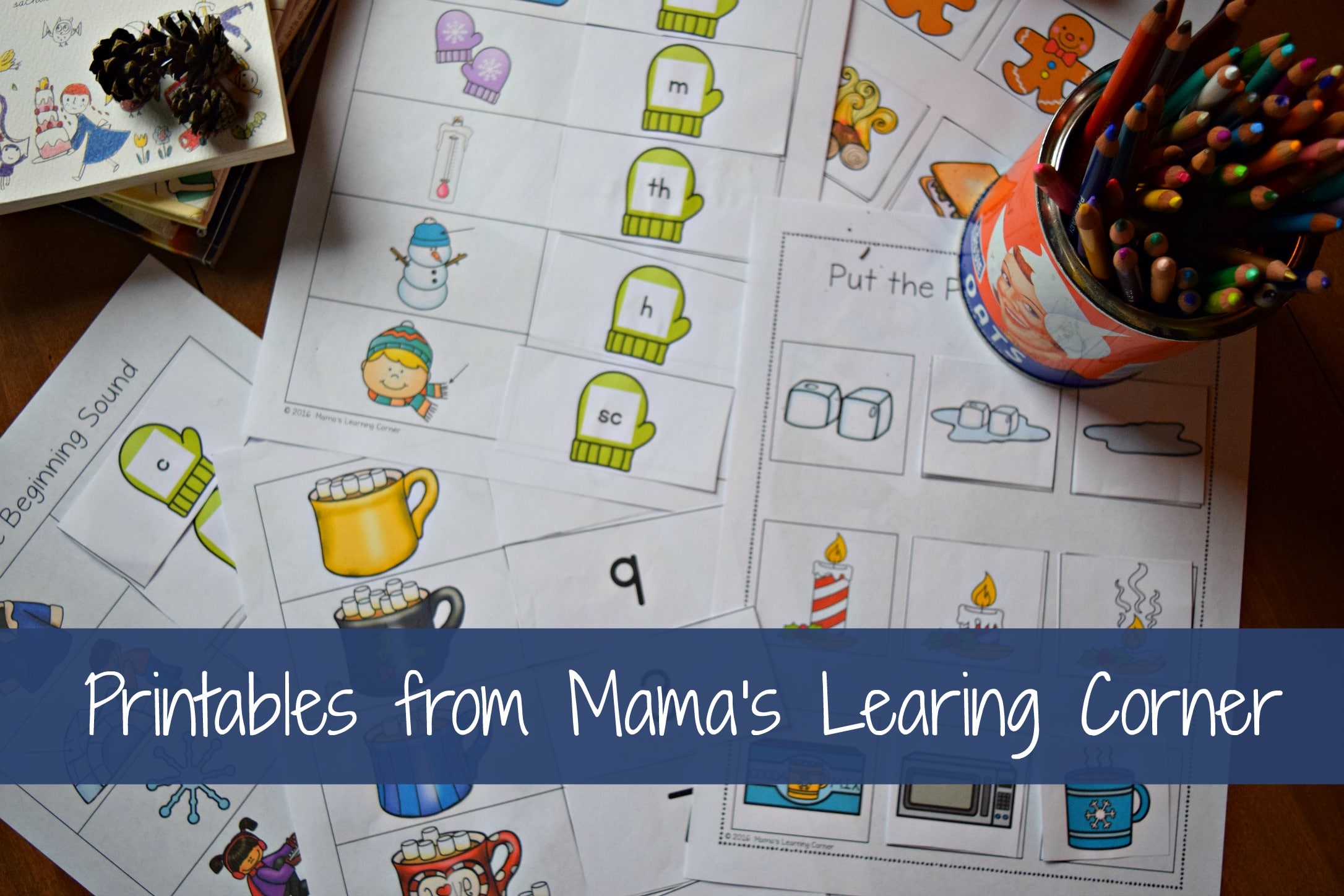 Mama's Learning Corner is our go-to place for finding early years printables.  The worksheets are gentle introductions to the world of formal learning.