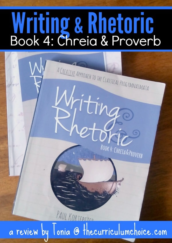 Classical Academic Press makes the classical method of learning so easy and attainable with Writing & Rhetoric: Chreia & Proverb.
