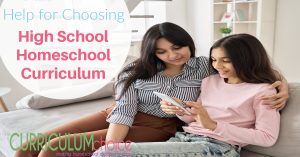 Resources and reviews and words of wisdom to equip parents to homeschool high school from the Curriculum Choice authors.