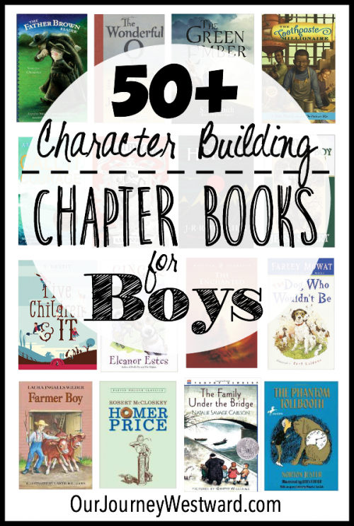 A great list of chapter books that boys (and girls) will love!
