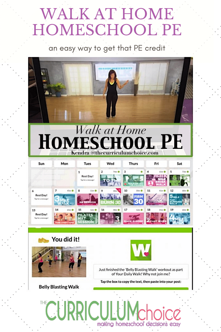 Walk at Home Homeschool PE - We really love this app! It’s such a simplistic way to get your daily workout in. For a teen is an easy way to get that PE credit and it’s way cheaper than a gym membership too!