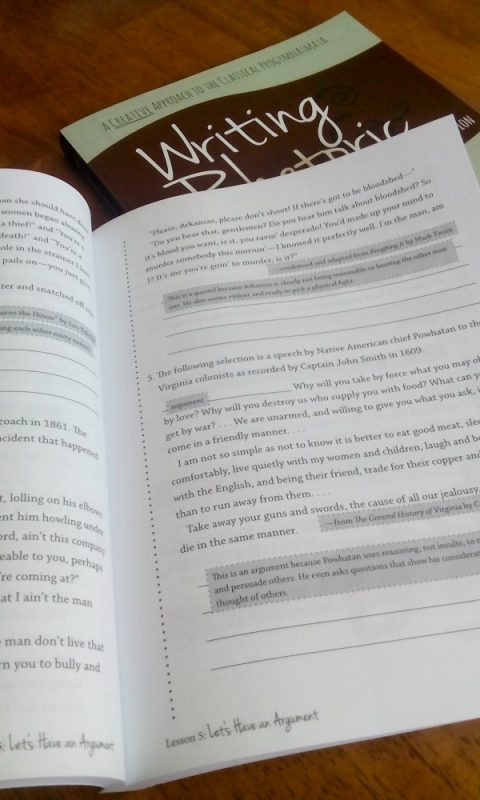 Example of classical argument outline picture