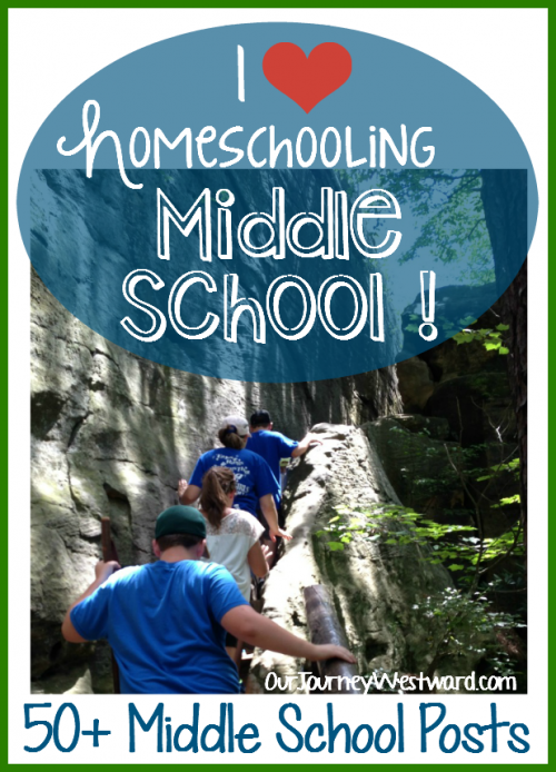 Homeschooling middle school is easy with all these fun ideas! #homeschooling #middleschool