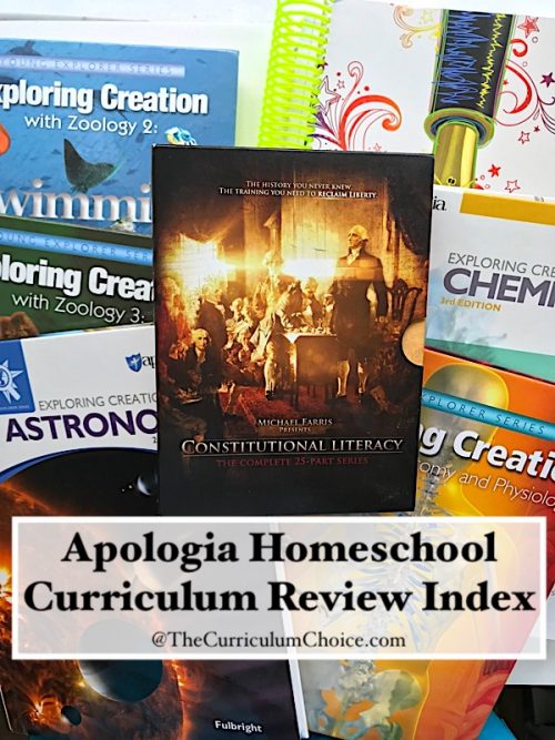 Perché molti dei nostri autori del team di recensioni hanno condiviso le loro esperienze con il curriculum Apologia, abbiamo voluto rendere le decisioni di homeschool facili per voi mettendole tutte in una lista per voi. An Apologia Homeschool Curriculum Review Index!