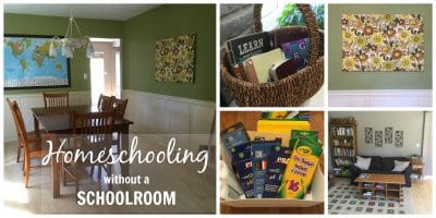 Homeschool Organization: Homeschooling without a schoolroom